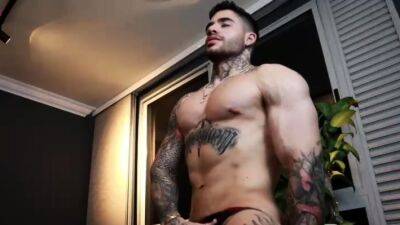 Horny gay hunk solo jerking fun - drtuber.com