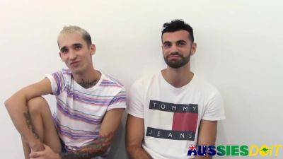 Tattooed Gay Dennis Raw Breeds By Hung EliT After BJ - hotmovs.com - Australia